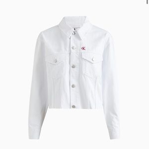 Pride Cropped Denim Jacket Calvin Klein